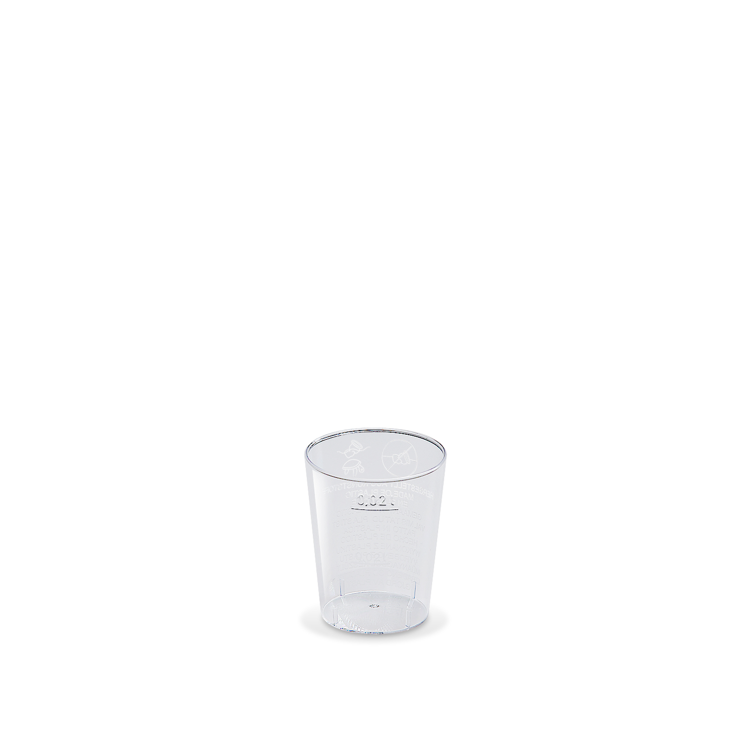 Schnapsglas 2cl, PS, 50 Stück/Packung