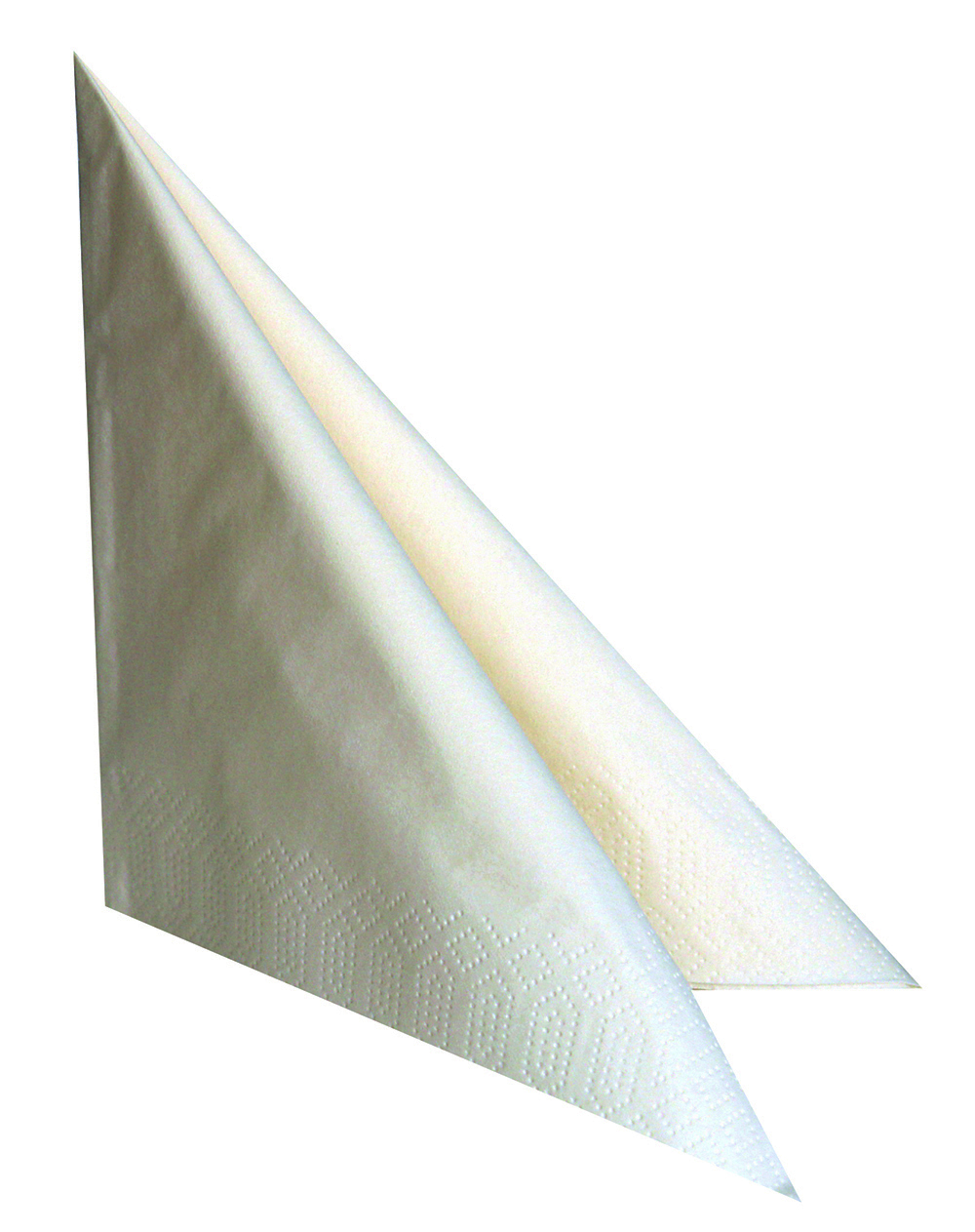 Servietten 40x40cm, 3-lagig, 1/4 Falz, creme, 1000 Stück/Karton