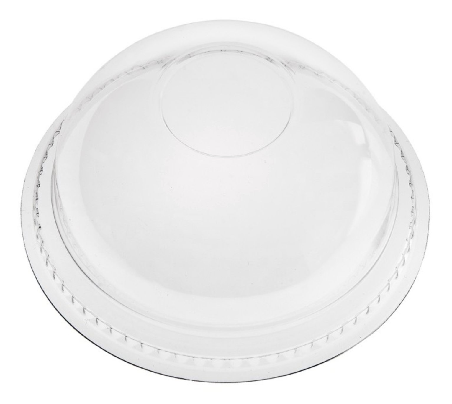 rPET Domdeckel OHNE Loch, Ø 95 mm, 100 Stück/Packung rPET Domdeckel OHNE Loch, Ø 95 mm, 100 Stück/Packung