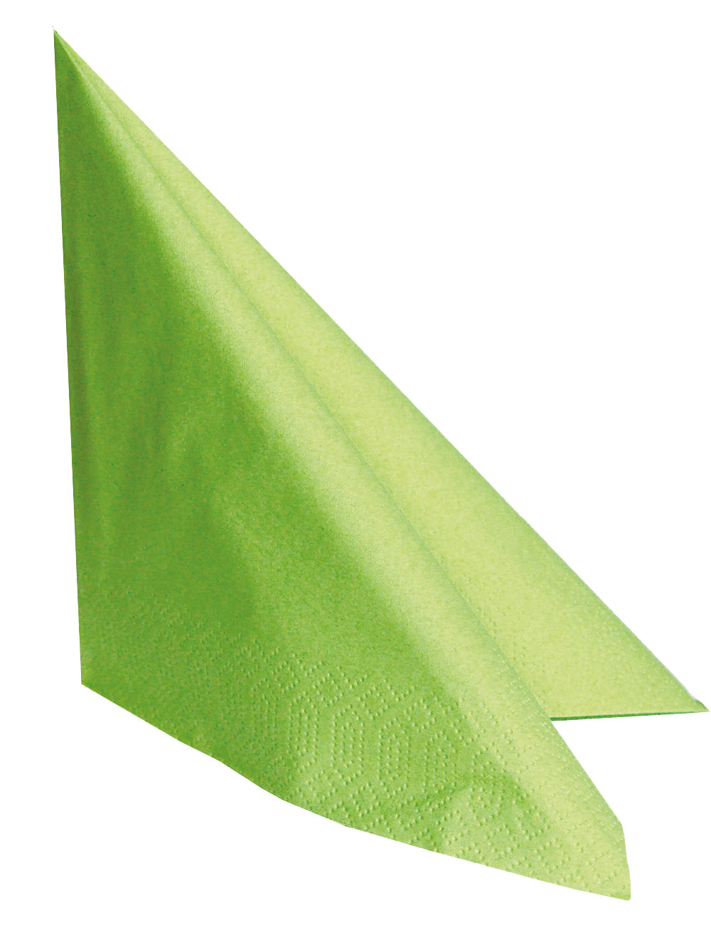 Serviette 33x33cm, 3-lagig, 1/4-Falz, limone, 1000 Stück/Karton