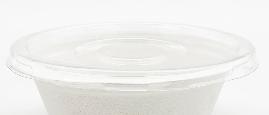 Deckel für Bagasse-Schalen 12 oz, Ø 140mm, 900 Stück/Karton Deckel für Bagasse-Schalen 12 oz, Ø 140mm, 900 Stück/Karton