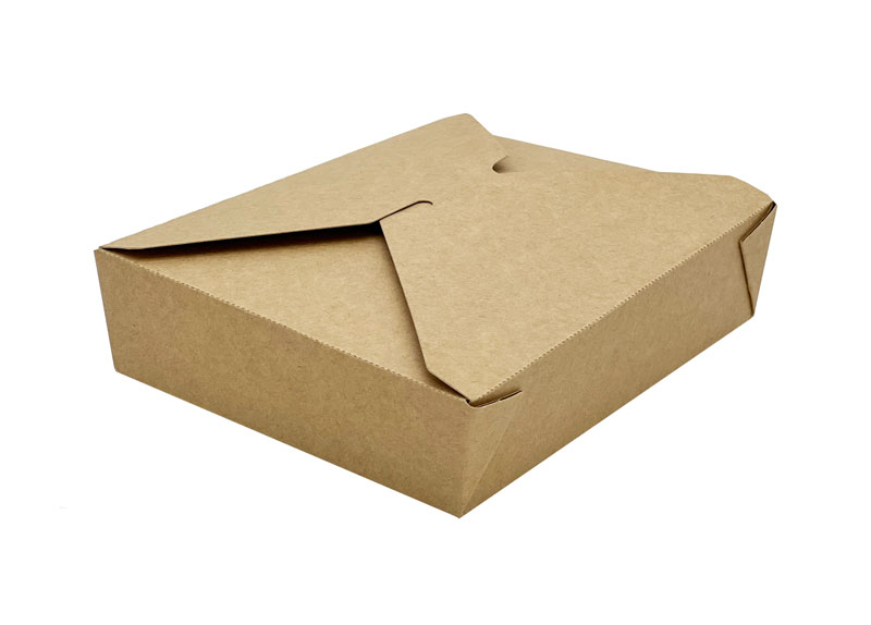 Kraft Papier Lunch Box 750ml, (4x50) VE 200