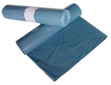 Müllsacke 240 L, T90, blau, LDPE 120x135cm, (10x10) 100 Stück/Karton