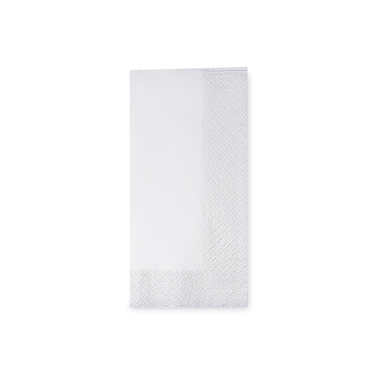 Imbiss-Serviette 2-lagig, 33 x 33 cm, 1/8 Falz, weiß, (8x250) 2000 Stück/Karton