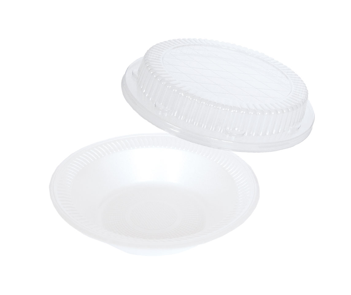 Komplett-Set Salatschale B2 "Klassik" mit Deckel, ca. 400 ml, 100 Stück/Packung