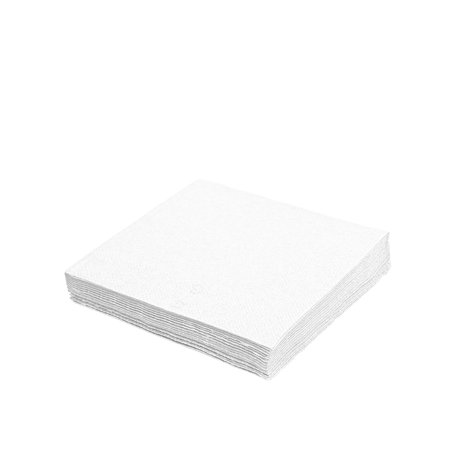 Serviette 2-lagig, 33 x 33 cm, 1/4-Falz, weiß, 250 Stück/Packung
