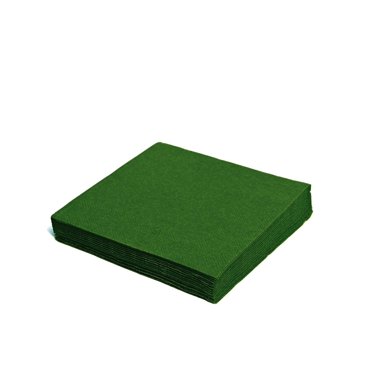 Serviette 33x33cm, 3-lagig, 1/4-Falz, dunkelgrün, (6x250) 1500 Stück/Karton