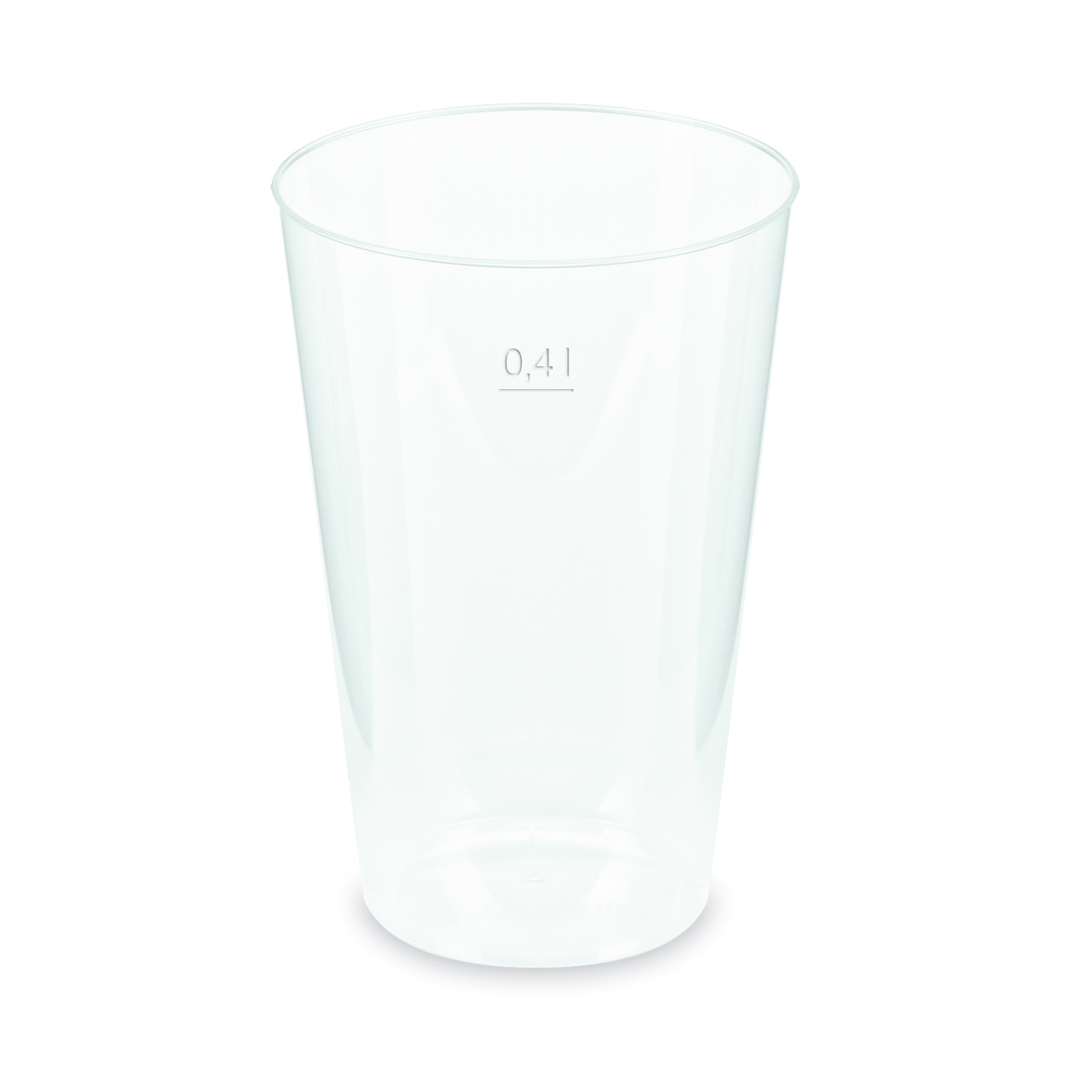 Pfandbecher Trinkbecher Mehrweg PP 0,4l VE50 (Packung)