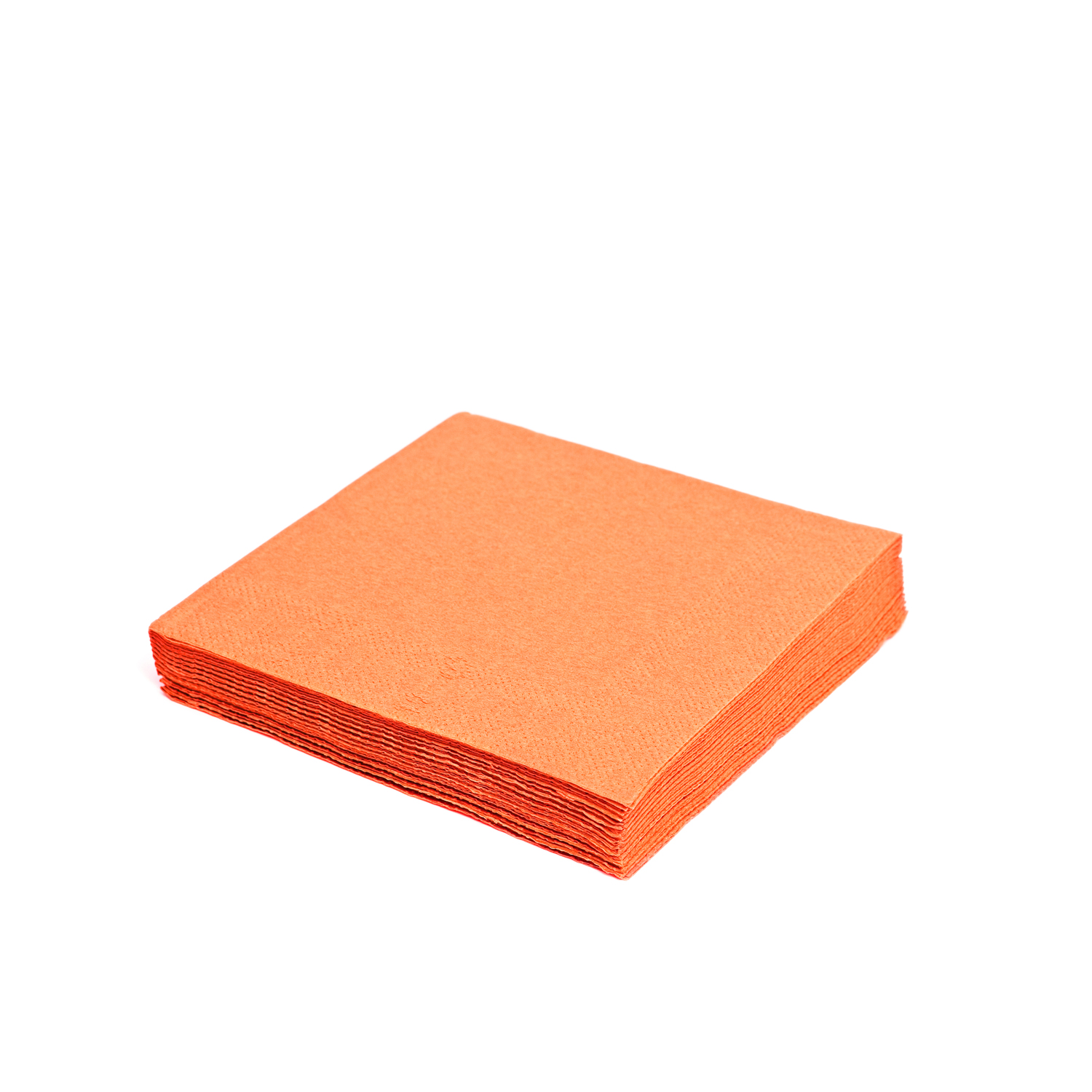 Serviette 40x40cm, 3-lagig, 1/4-Falz, orange, (6x250) 1500 Stück/Karton