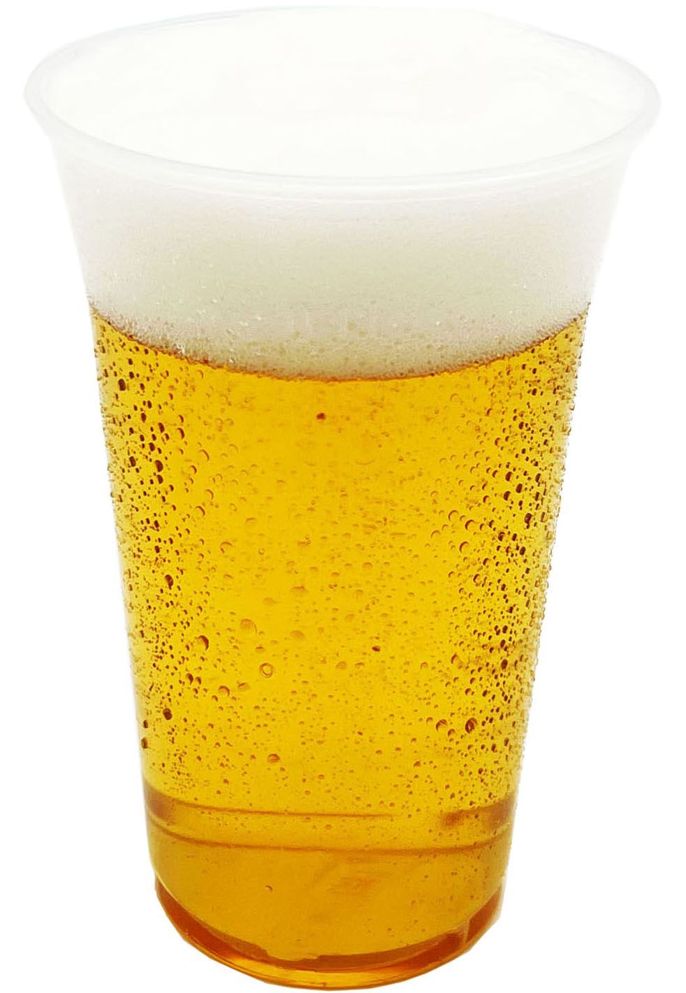 Trinkbecher 500ml / 0,5L, Bierbecher, PP, klar, (18x1120 Stück) 1 Palette