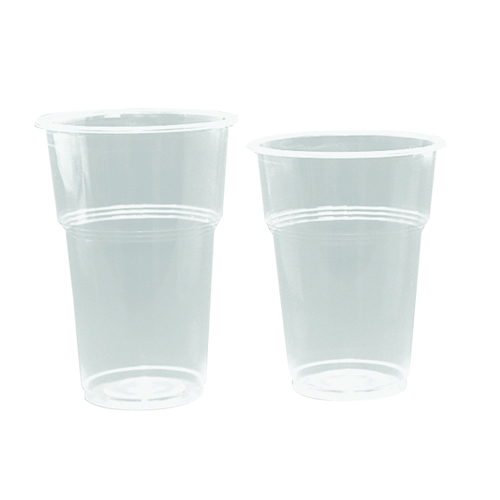 Trinkbecher, Bierbecher, Smoothiebecher ALL-IN-ONE, 300ml, PP, klar, 1200 Stück/ Karton