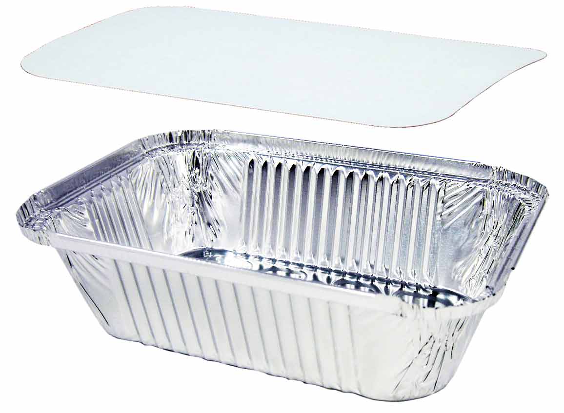 Aluschale R45-935L mit Deckel, 100 Stück/Packung