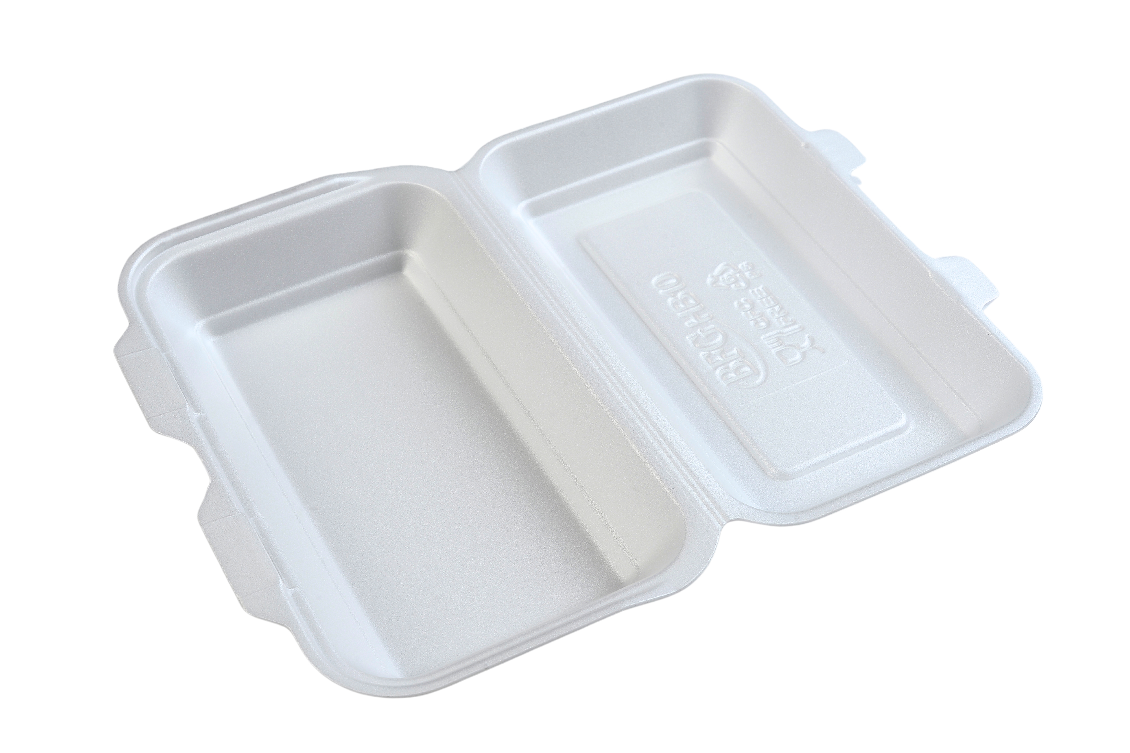 Lunchbox groß, HB10 (IP10), weiß, geschäumt, 500 Stück/Karton