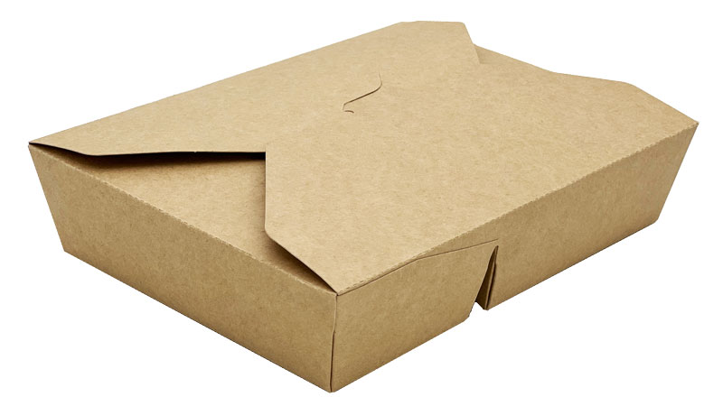 Kraft Papier Lunch Box 2-geteilt 1200ml, VE 200