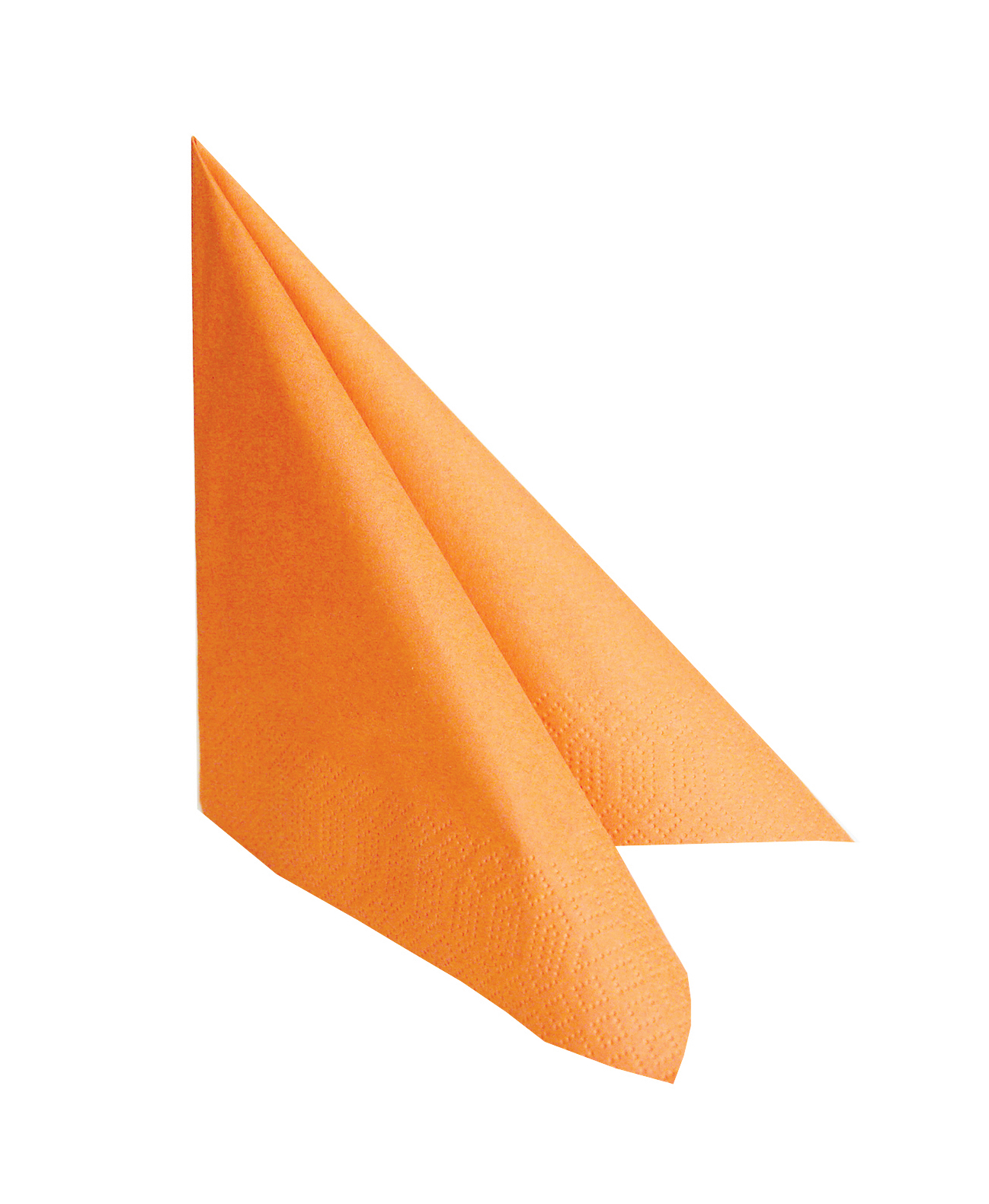 Servietten 33x33cm, 3-lagig, 1/4-Falz, orange, (6x250) 1500 Stück/Karton