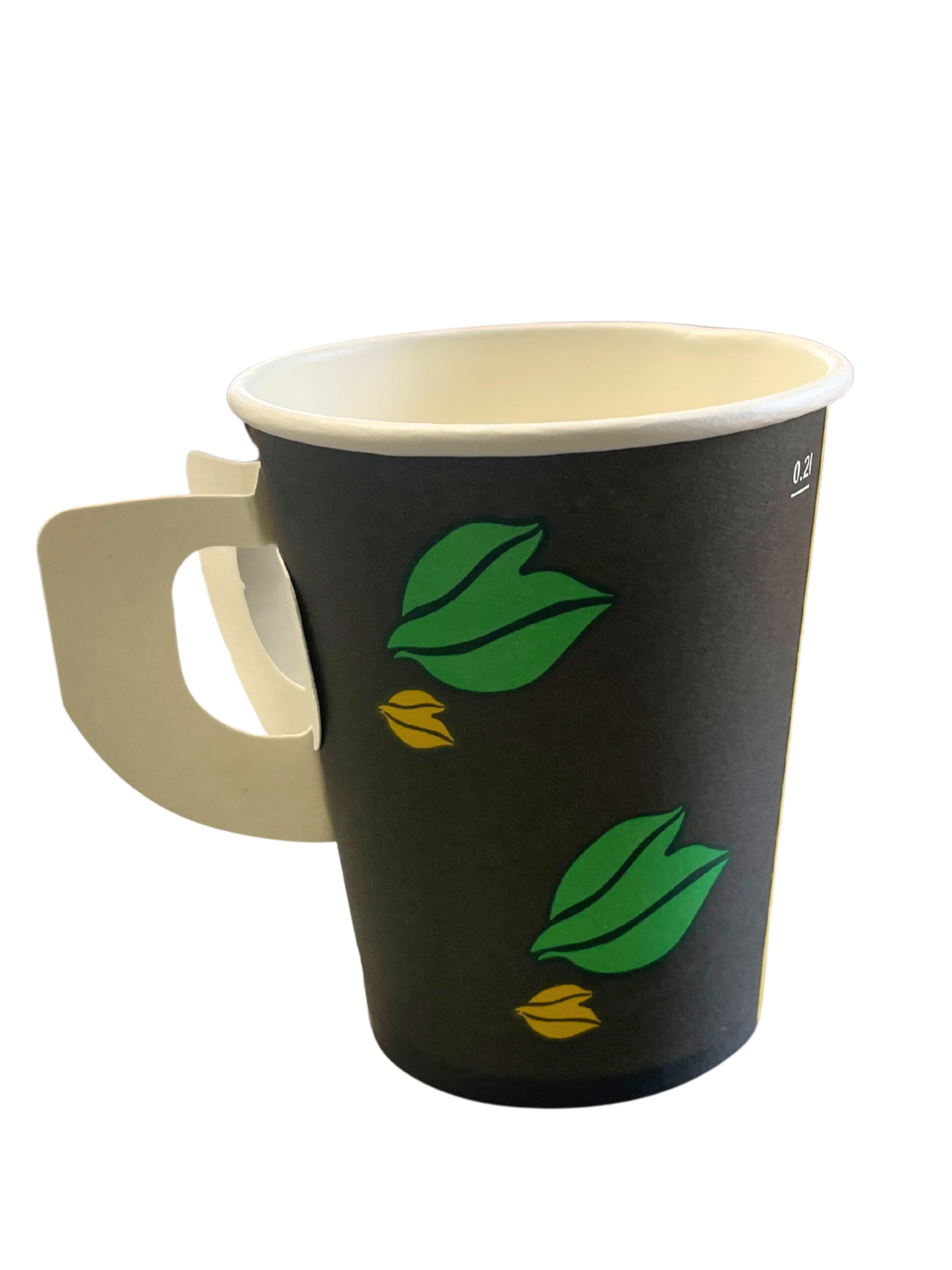 Kaffeebecher mit Henkel, 200ml, (VE 20x50) 1000 Stück/Karton