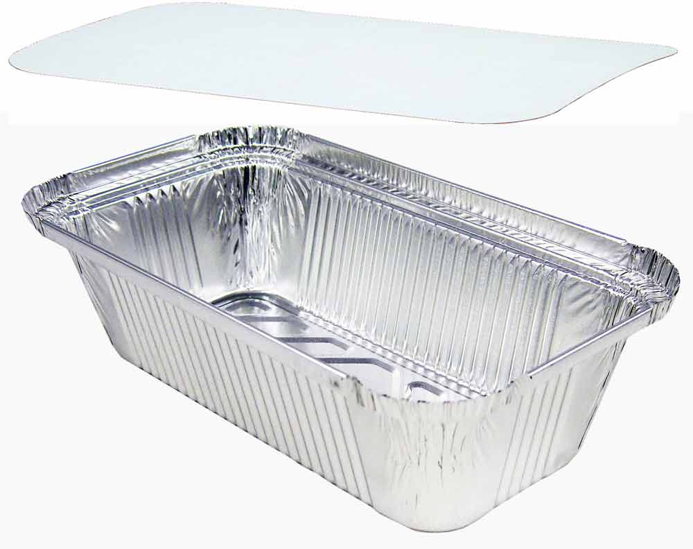 Aluschale R14-901L mit Deckel, 100 Stück/Packung