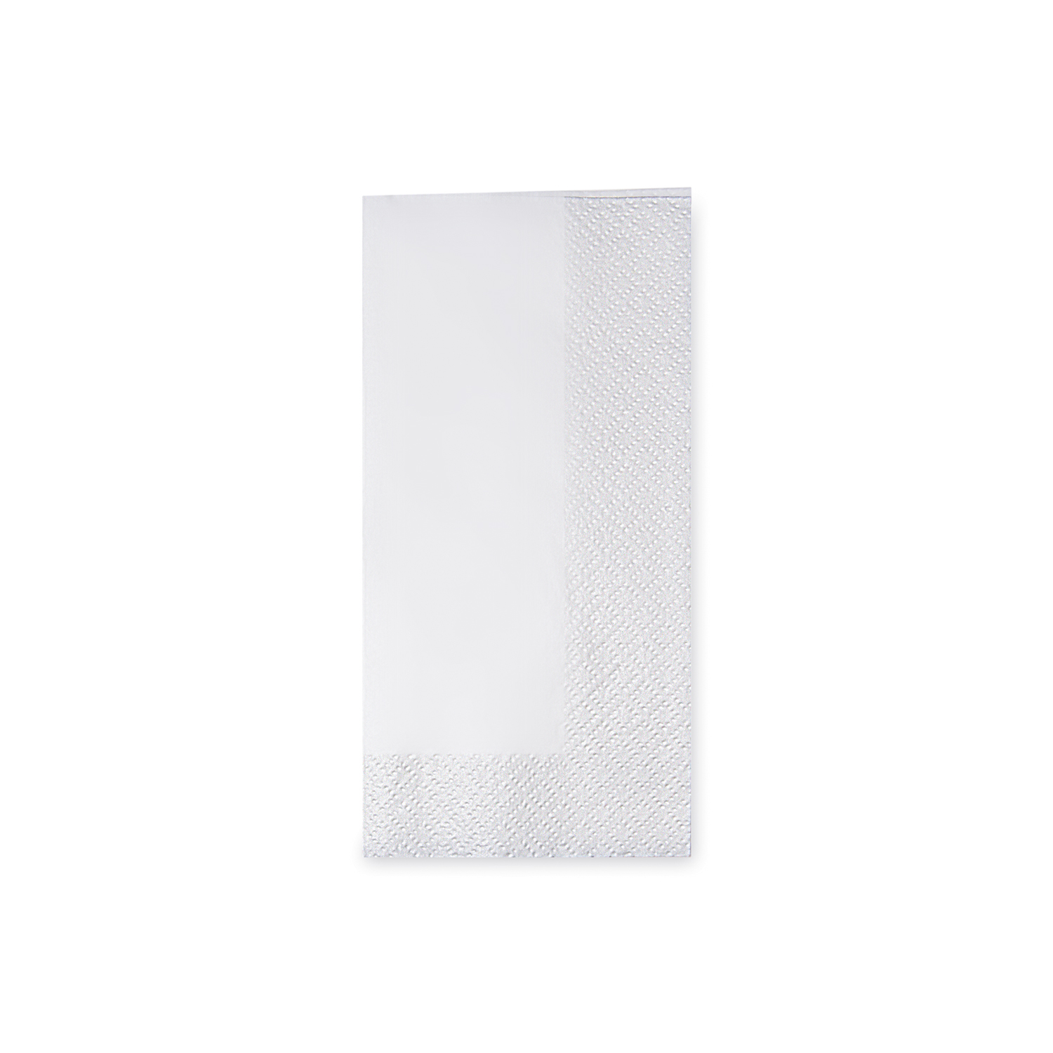 Serviette 2-lagig, 33 x 33 cm, 1/8-Falz, weiß, 250 Stück/Packung