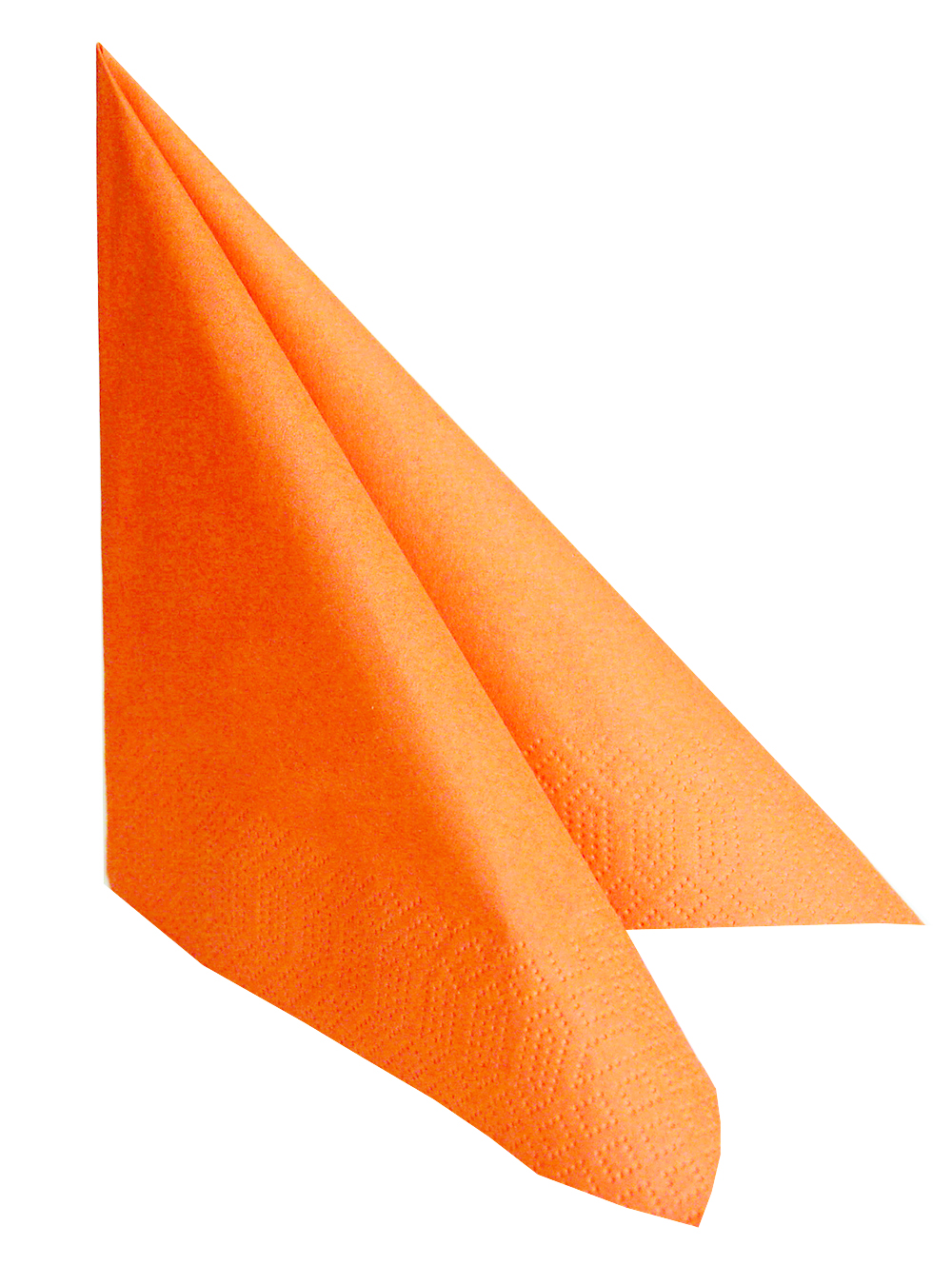 Servietten 40x40cm, 3-lagig, 1/4-Falz, orange, (6x250) 1500 Stück/Karton