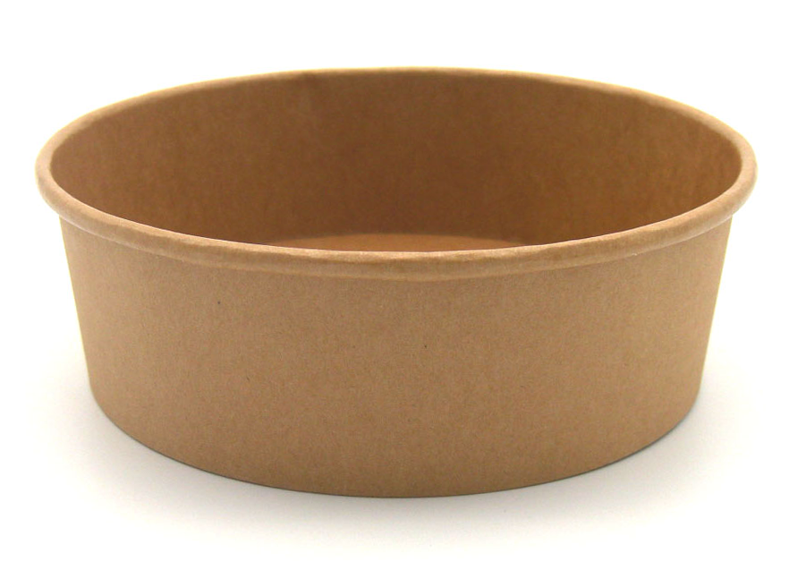 Bio-Design Salatschale Salatbowl braun, 1100ml, 300 Stück/Karton