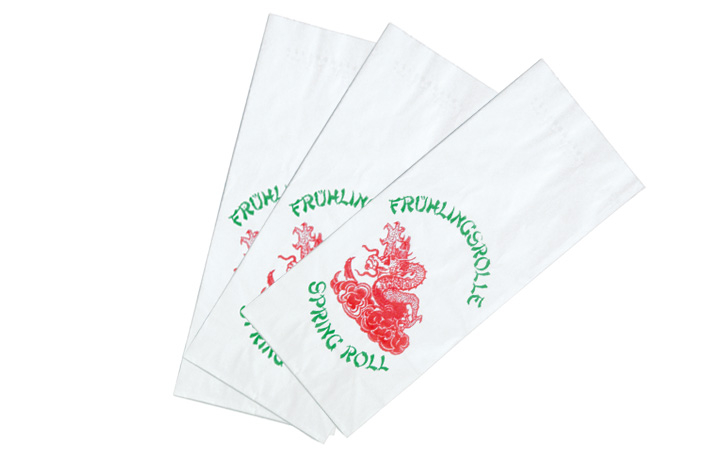 Isolierbeutel "Frühlingsrolle", groß, 1kg, 100 Stück/Packung Isolierbeutel "Frühlingsrolle", groß, 1kg, 100 Stück/Packung